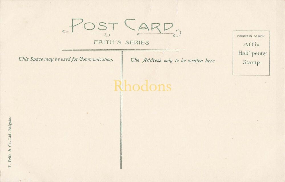 Devon Postcard-Babbacombe Beach, Torquay-Early 1900s Friths Series