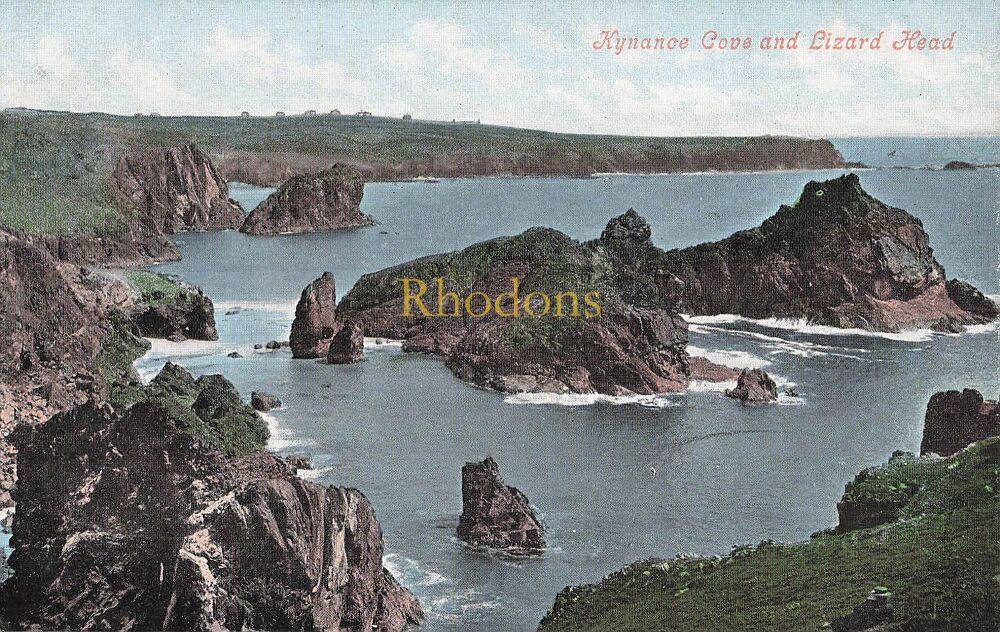 Cornwall Postcard-Kynance Cove and Lizard Head-Early 1900s-Valentines Series
