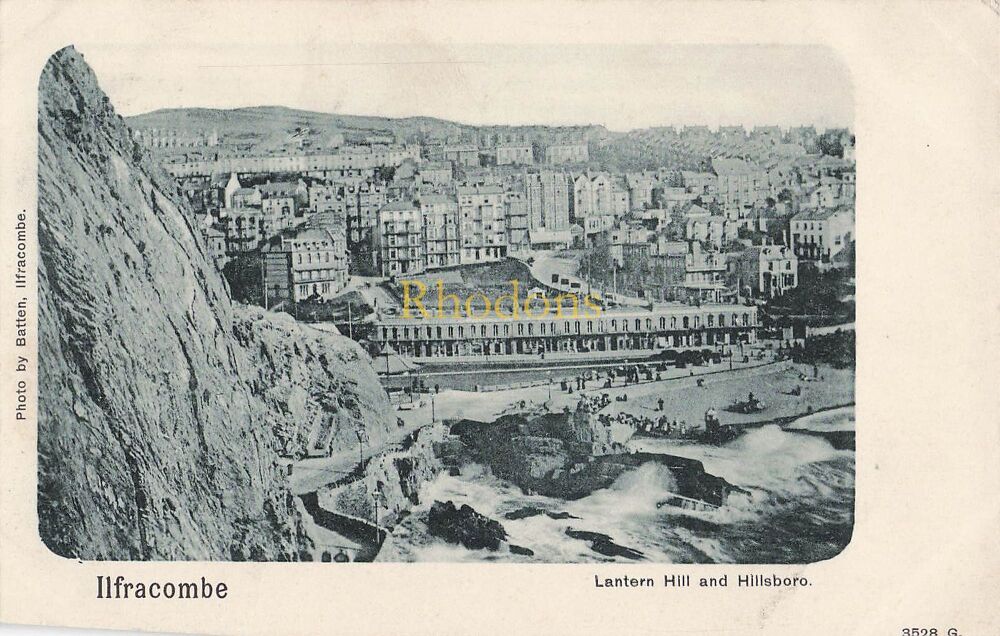 Devon Postcard-Illfracombe, Lantern Hill and Hillsboro-Early 1900s UDB-Peac