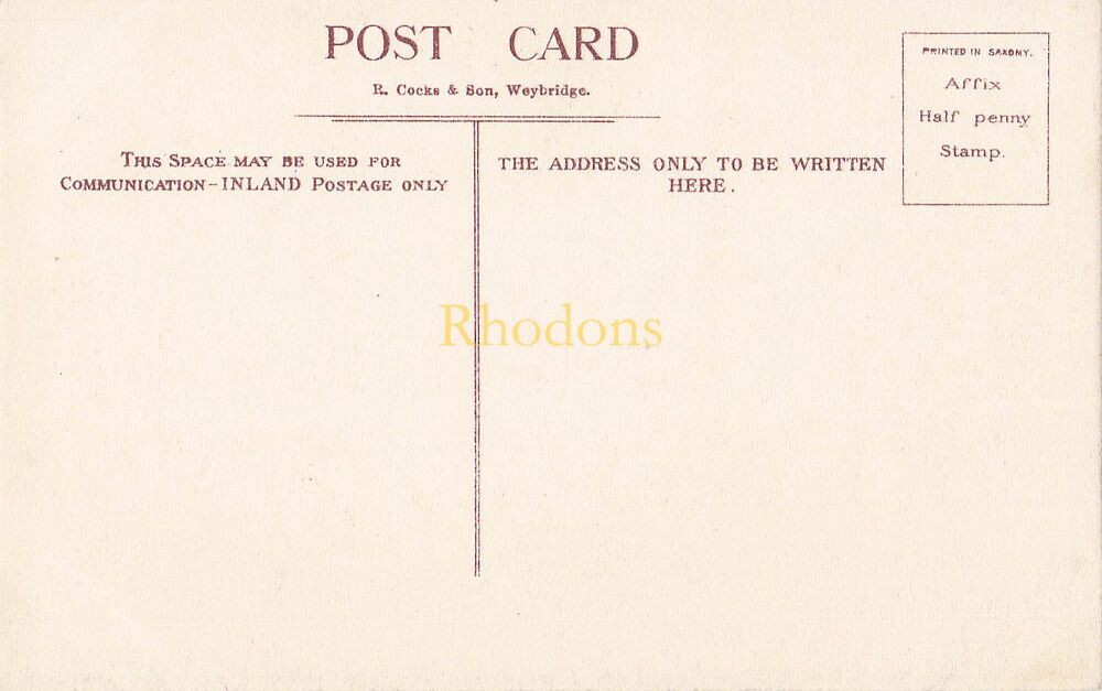 Surrey Postcard-Weybridge, The Grotto, Upper Chamber-Early 1900s-Local Publisher