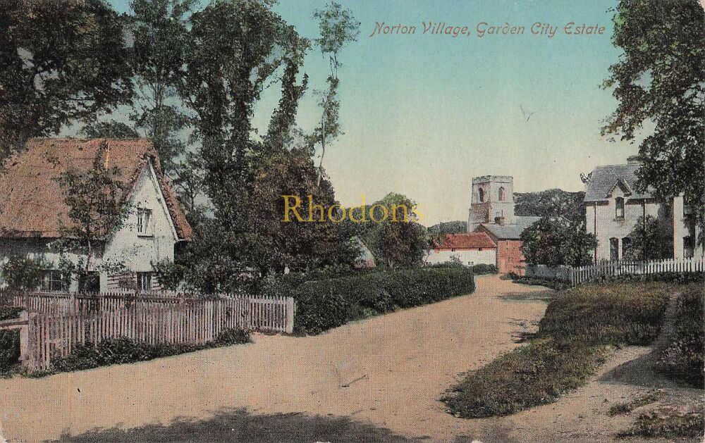 Hertfordshire Postcard-Norton Village Garden City Estate, Near Letchworth-E