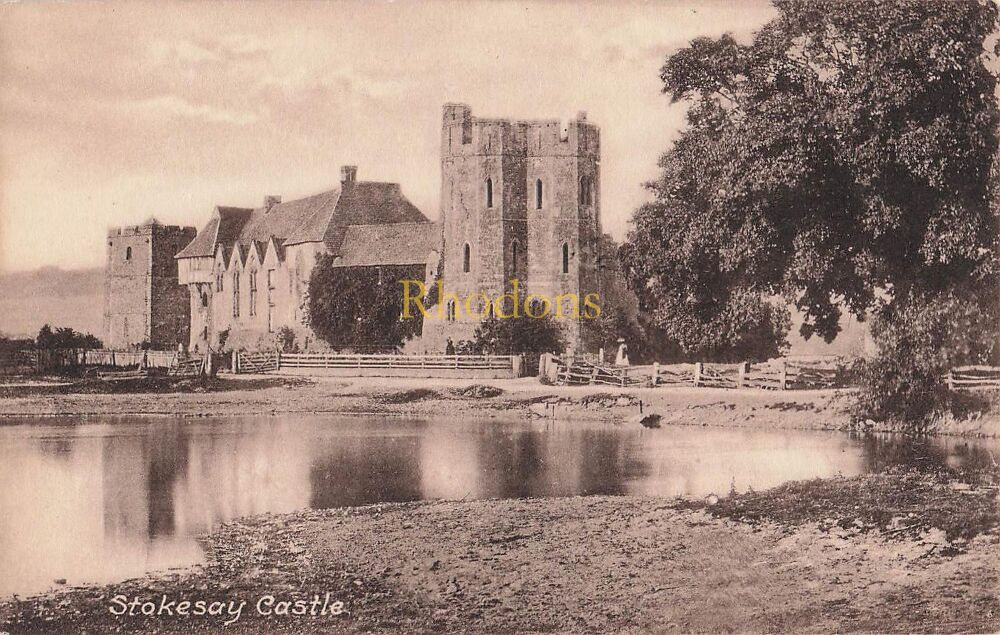 Shropshire Postcard-Stokesay Castle-Friths Series