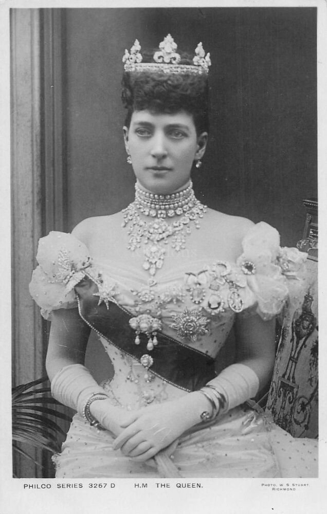 Royal Family Postcard-H M Queen Alexandra-Early 1900s Philco Series RP
