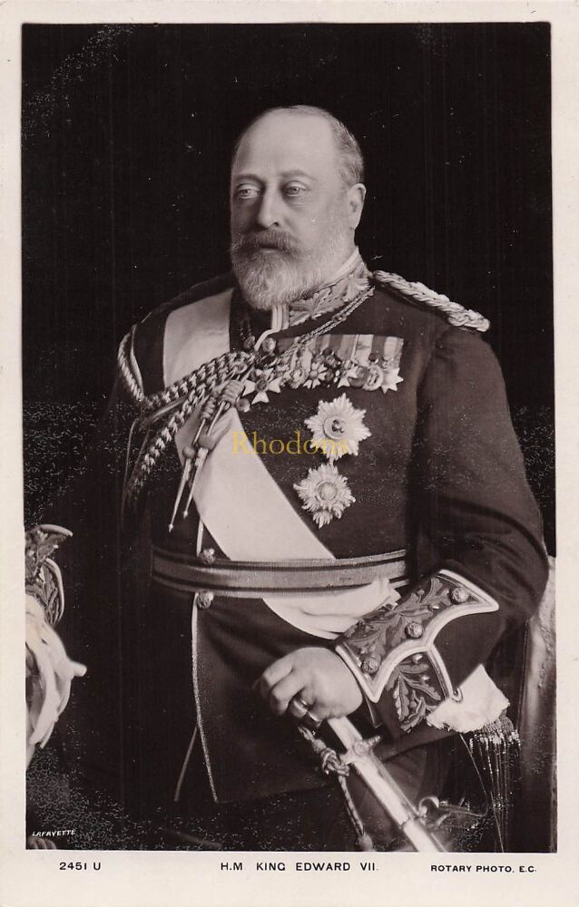 Royal Family Postcard-H M King Edward VII-Early 1900s Rotary Photo Series