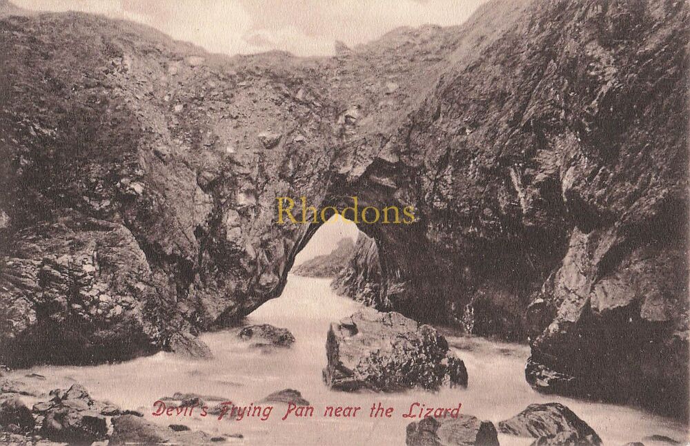 Cornwall Postcard-Devils Frying Pan Near The Lizard-Friths Series
