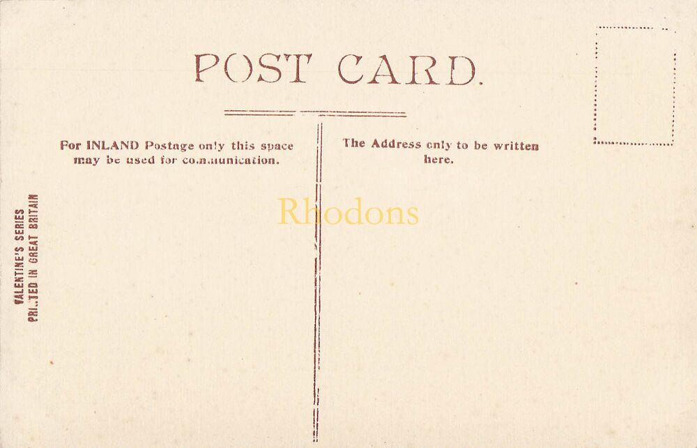 Suffolk Postcard-Lifeboat Memorial, Aldeburgh-Early 1900s Valentines Series