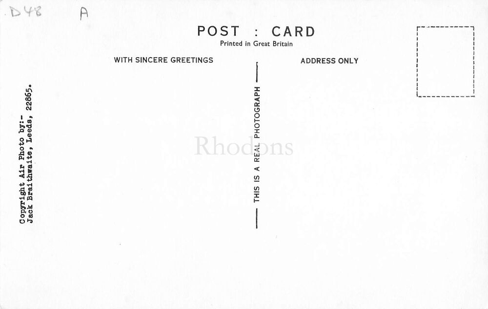 Norfolk Postcard-St Margarets Church, Kings Lynn-Aerial View RPPC