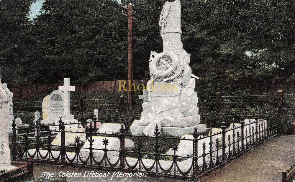 Norfolk Postcard-The Caistor Lifeboat Memorial-Early 1900s