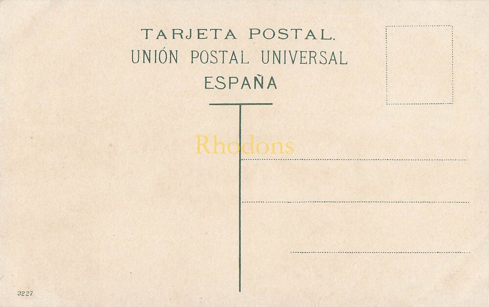 Spain, Canary Islands Postcards-Tenerife Despedida de S M Alfonso XIII-Circa 1907