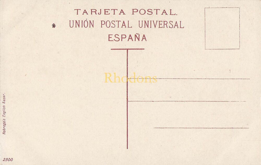 Spain, Canary Islands Postcards-Tenerife Los Realejos-Early 1900s-Nobregas English Bazar