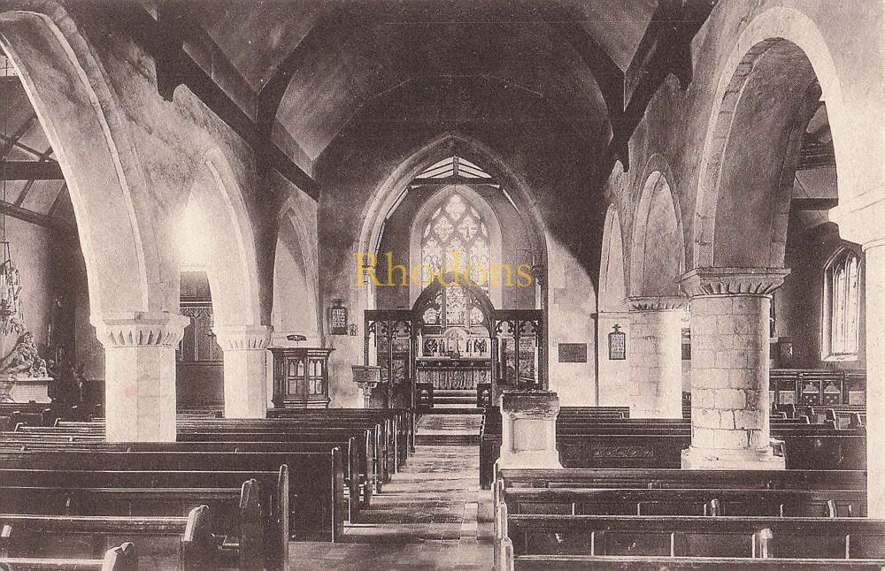 Friths Series Postcard- Church Interior View-Early 1900s-Unknown Location