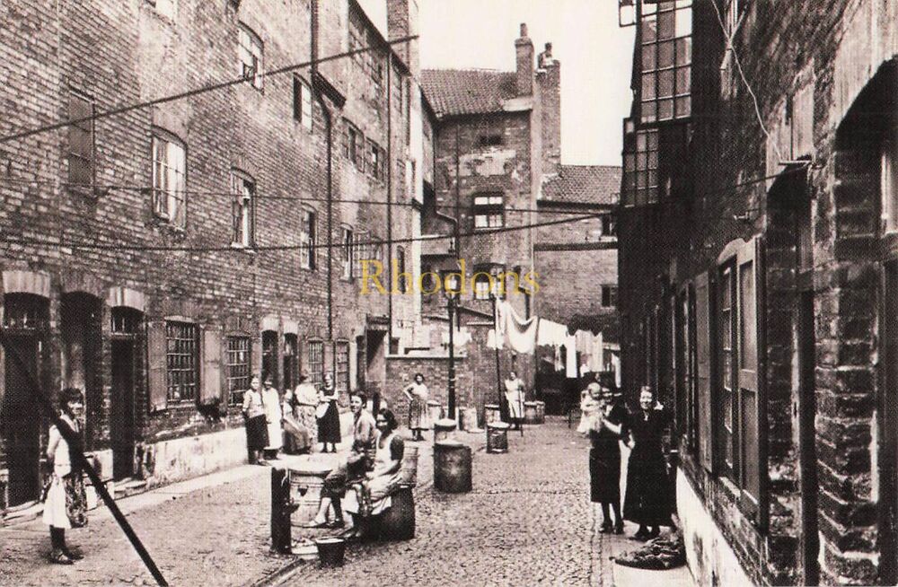 Slums, 1920s-Social History-From The Nostalgia Postcard Collectors Club Set #30