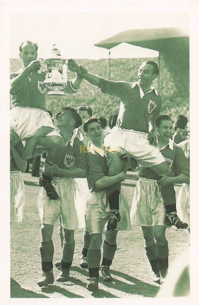 Social History-Football, F A Cup Final, 1953-From The Nostalgia Postcard Collectors Club 1992 Set #50