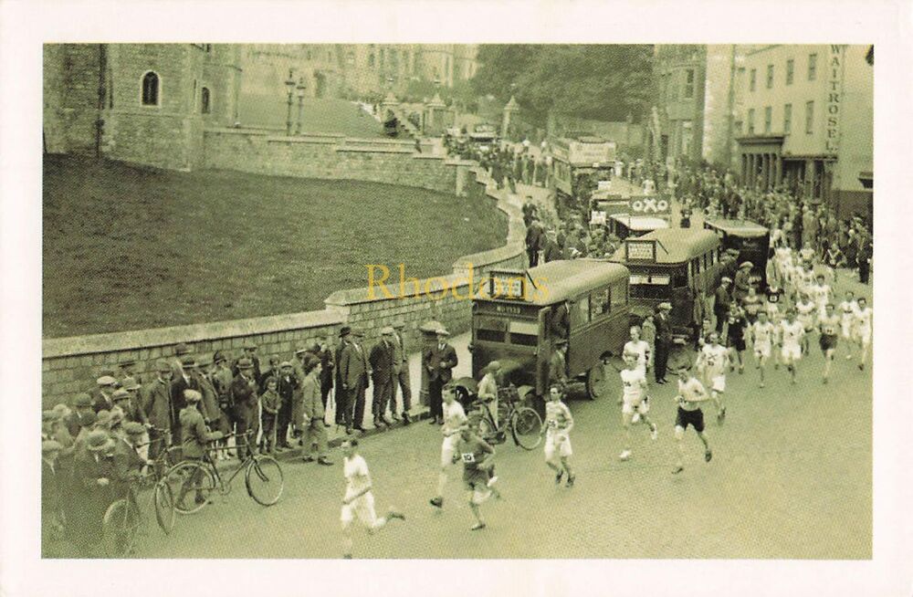 Social History-Polytechnic Marathon Race-From The Nostalgia Postcard Collectors Club 1992 Set #43