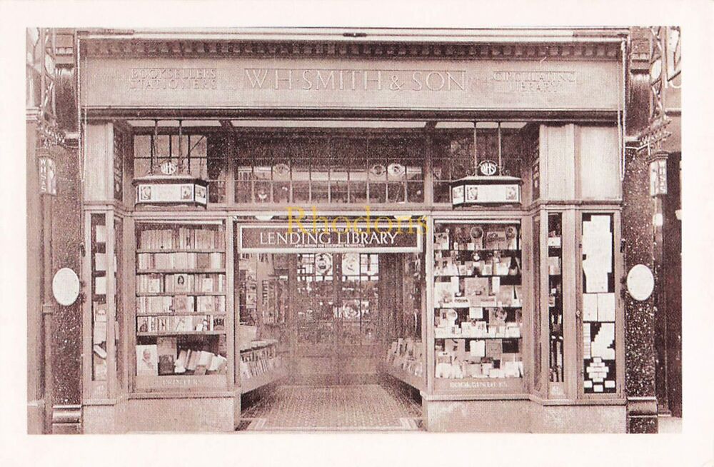 Social History-W H Smith and Sons, 1930-From The Nostalgia Postcard Collectors Club 1992 Set #39