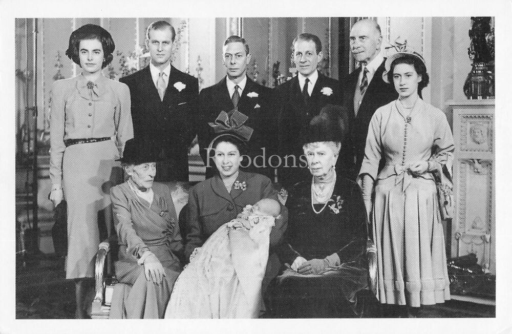 Christening of Prince Charles, 1948-From The Nostalgia Postcard Collectors Club 1992 Set #39