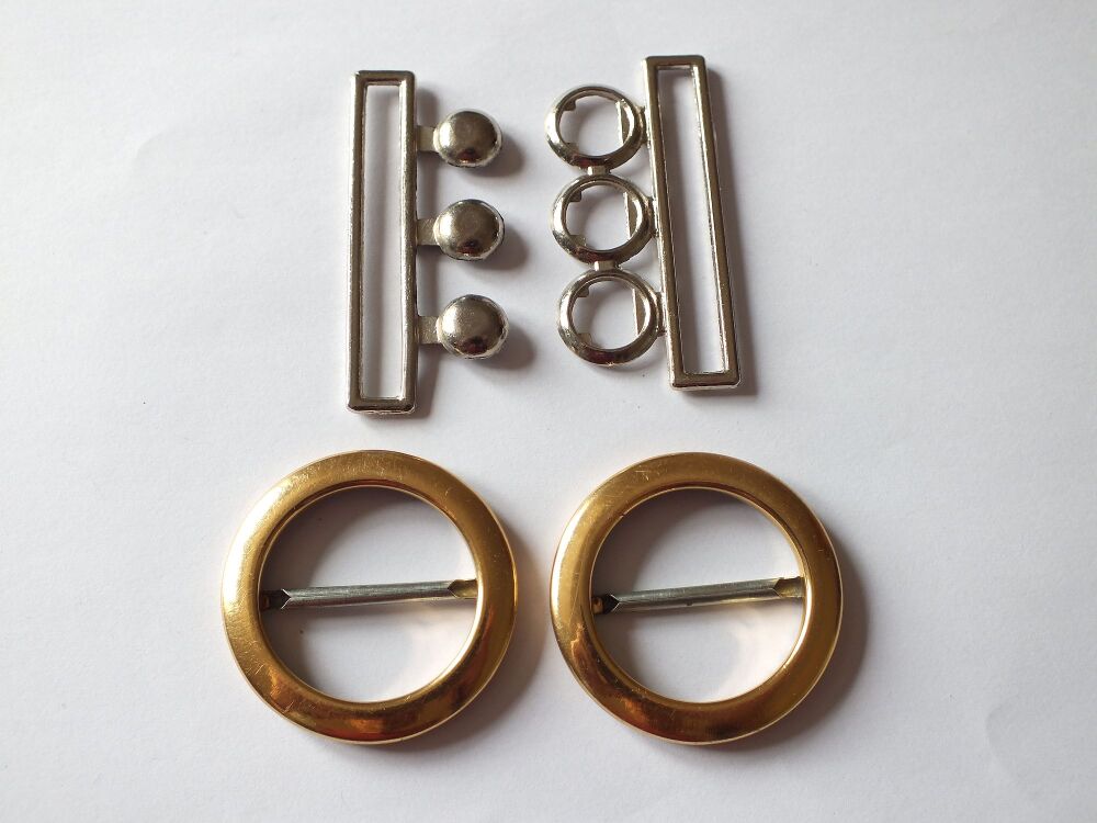 Dress, Belt Buckles-Lot of 3