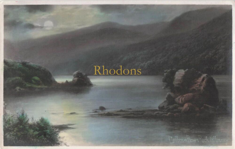 Ireland Postcard-Colleen Bawn Rock, Killarney-Early 1900s Charles Worcester Chic Series Photo
