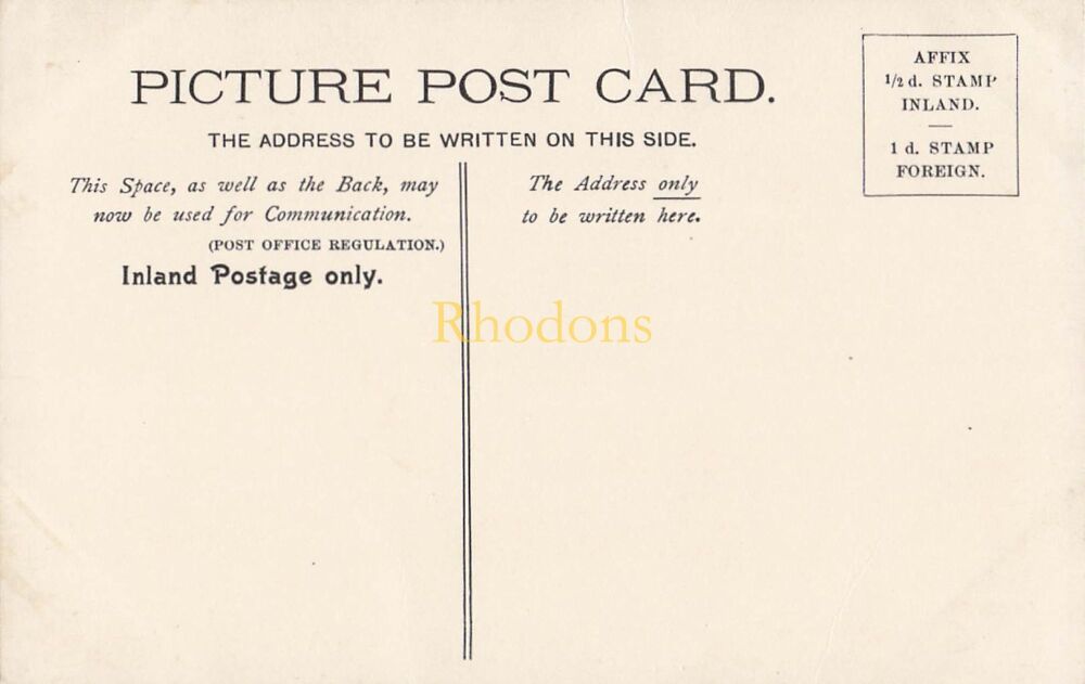 Essex Postcard-Romford Havering Church-Early 1900s View