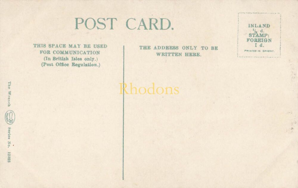 Yorkshire Postcard-The Shambles, York-Early 1900s Street View-Wrench Series