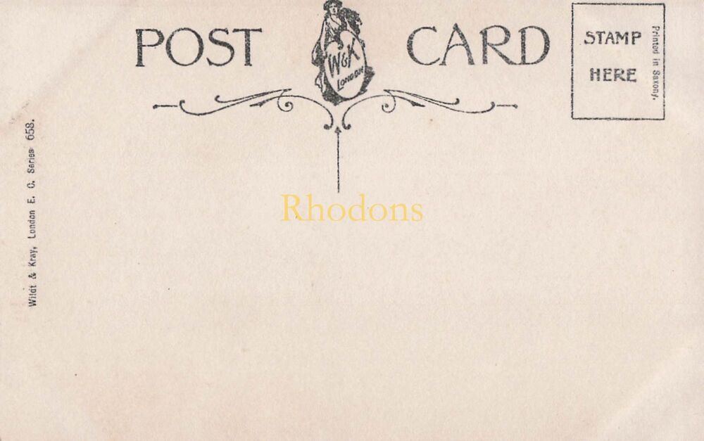 Vintage Religious Postcard-Faith-Early 1900s Wildt & Kray, London Series No 658