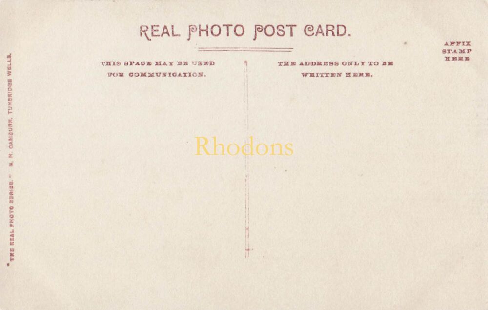 Harold H Camburn Postcard-A Rift In The Clouds, Card No 1622-Early 1900s Real Photo Series