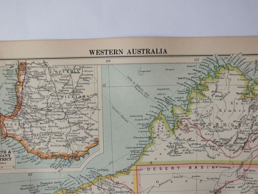 Cassells New Atlas (5th Edition-May 1930)-Sheets 103/105-Western Australia-The Dominion of New Zealand (Folded Double Sheet)