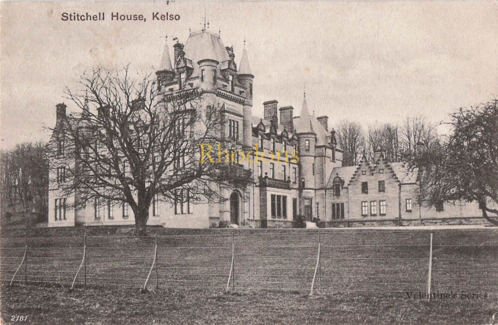 Scotland Postcard-Stitchell House, Kelso, Scottish Borders-Early 1900s Kelso 193 Postmark