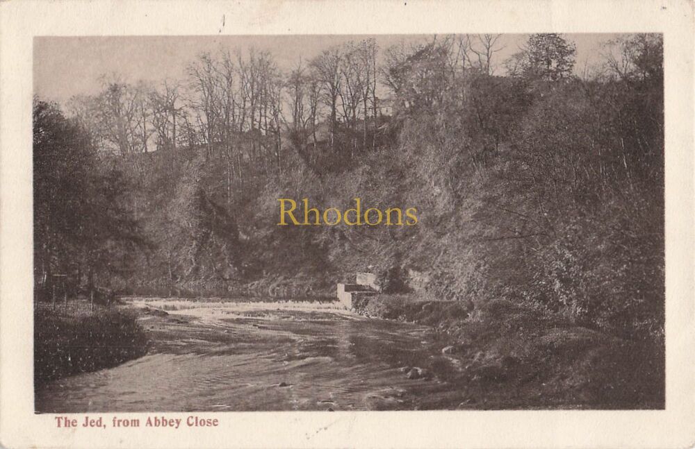 Scotland Postcard-The Jed From Abbey Close-Jedburgh-G W W Postcards-Jedburgh Postmark 1905