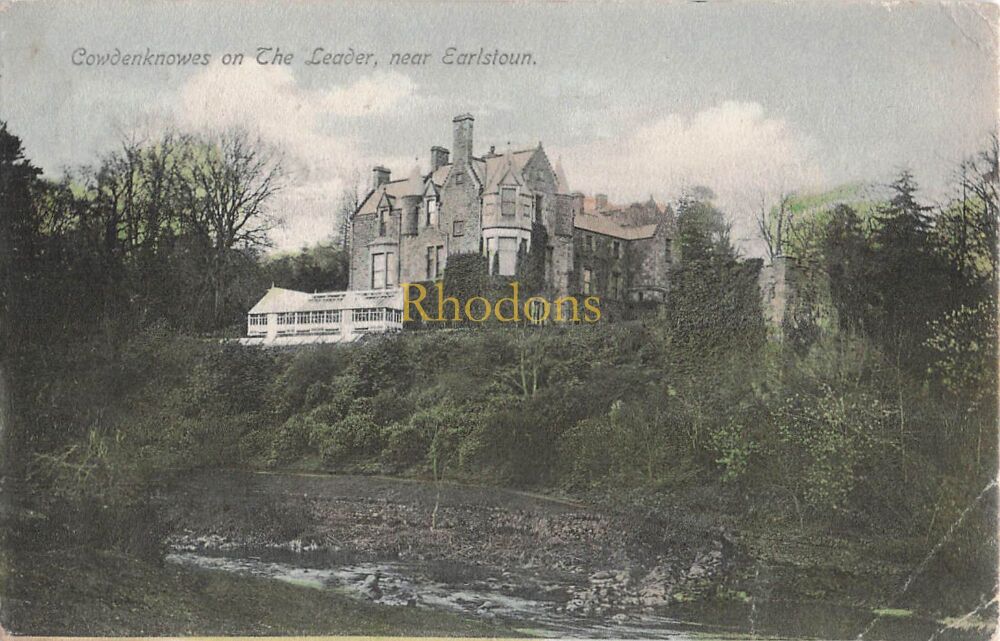 Scotland Postcard-Cowdenowes On The Leader Near Earlstoun, Scottish Borders-Melrose 244 Postmark July 1905