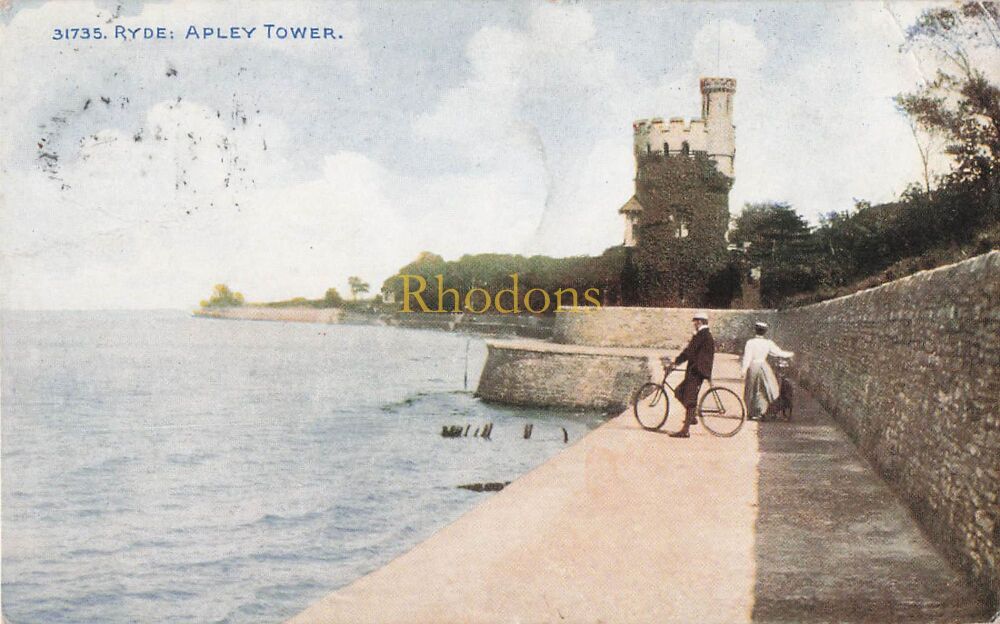 Isle of Wight Postcard-Aply Tower, Ryde, IOW-Early 1900s Photochrom Celesque Series
