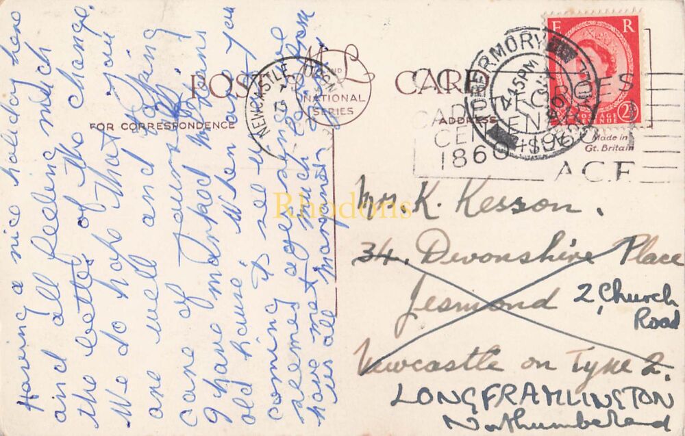 Scotland Postcard-Tobermory, Isle of Mull, General View-1960s M&L National Series