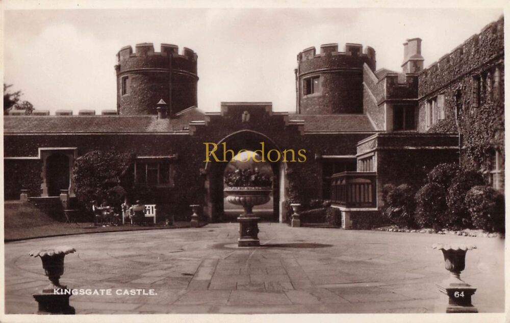 Kent Postcard-Kingsgate Castle, Broadstairs-Excel Series Real Photo