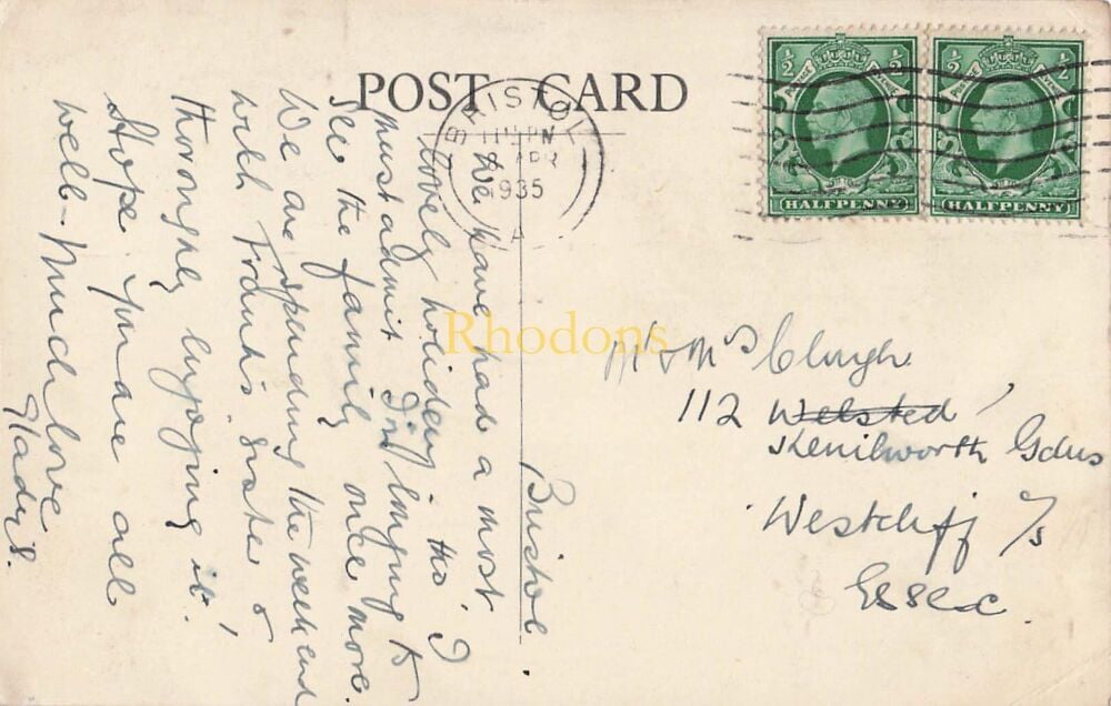 Devon Postcard-Torre Abbey, Torquay-Interior Barn Built In 1196=J N Wilson Photo PC, 1930s