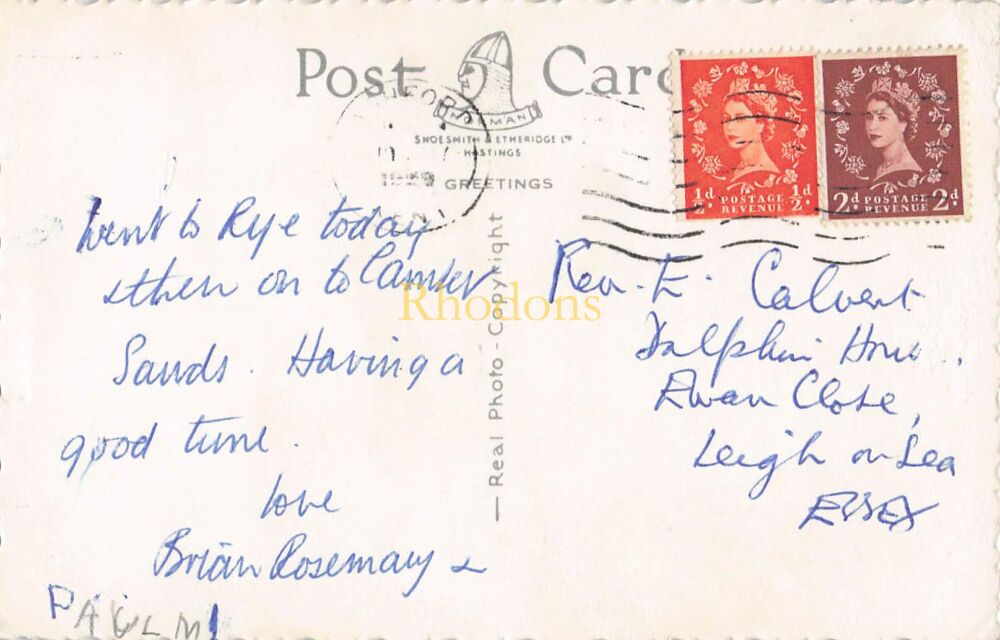 Sussex Postcard-Traders Passage, Rye, East Sussex-1950s Norman Series RP