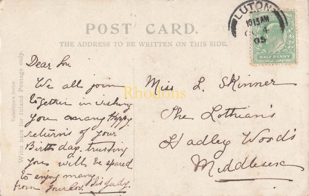 Northamptonshire Postcard-Queen Eleanor Cross Northampton-Edwardian Photo View-Valentines Series