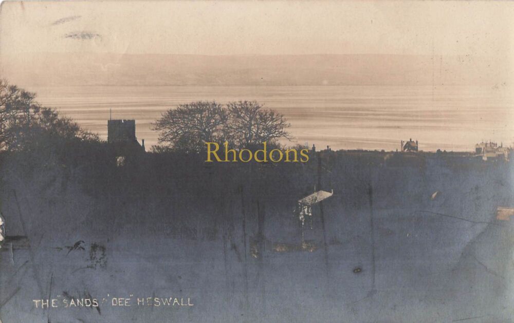 Cheshire Postcard-The Sands O'Dee Heswall-Early 1900s Dingle Series By Bevan Heswall