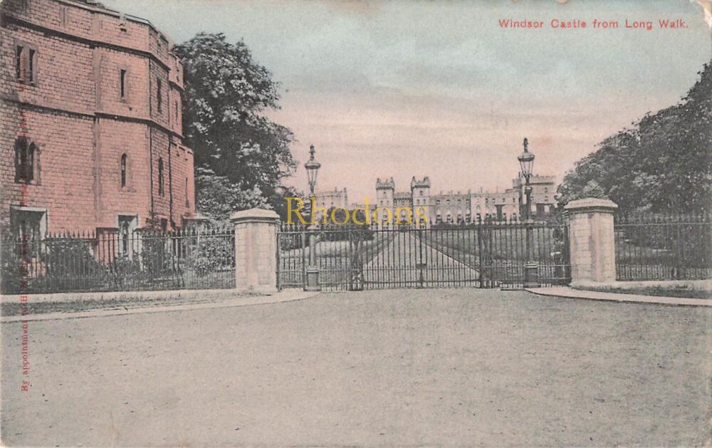 Genealogy Postcard-Miss JAMES, Chester Street, Grosvenor Square London 1905 | Windsor Castle PC