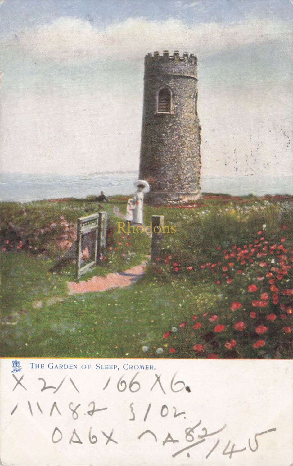 Norfolk Postcard-The Garden of Sleep, Cromer-Tucks Victor Series 770 | Gene