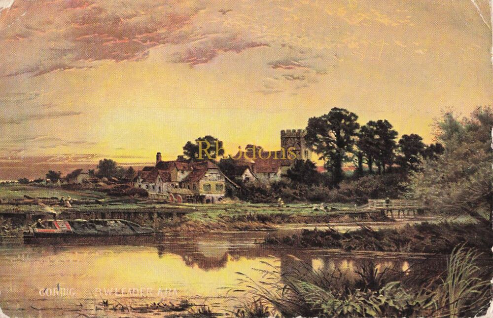 Genealogy Postcard-Family History-Miss EVERETT, Broadway, Southend on Sea, Essex 1905 | Hildersheimer Art PC