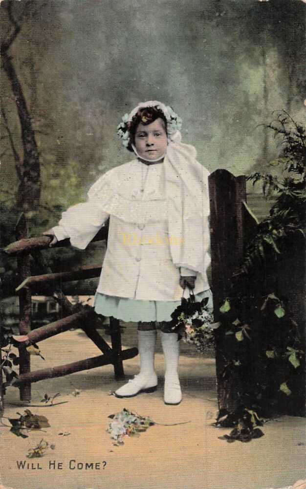 Genealogy Postcard-Miss TAYLOR, Queens Road, Chelmsford, Essex 1908. From May. Notting Hill, London Postmark  | M& L National Series PC