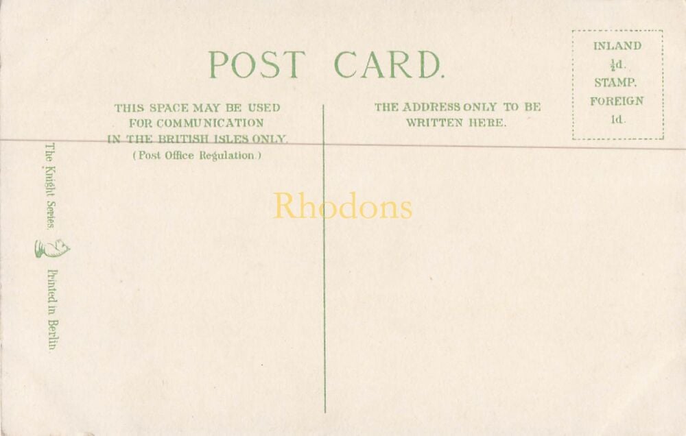 Art Postcard-Christus Jnvitator-The Knight Series PC No 312