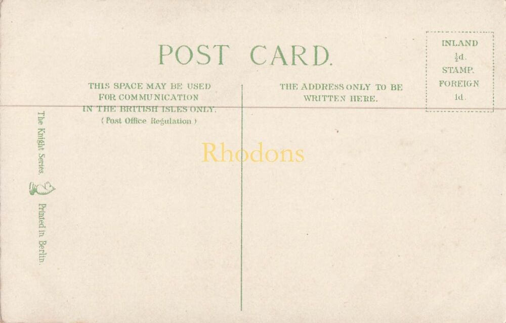 Art Postcard-The Holy Family-The Knight Series PC No 1357