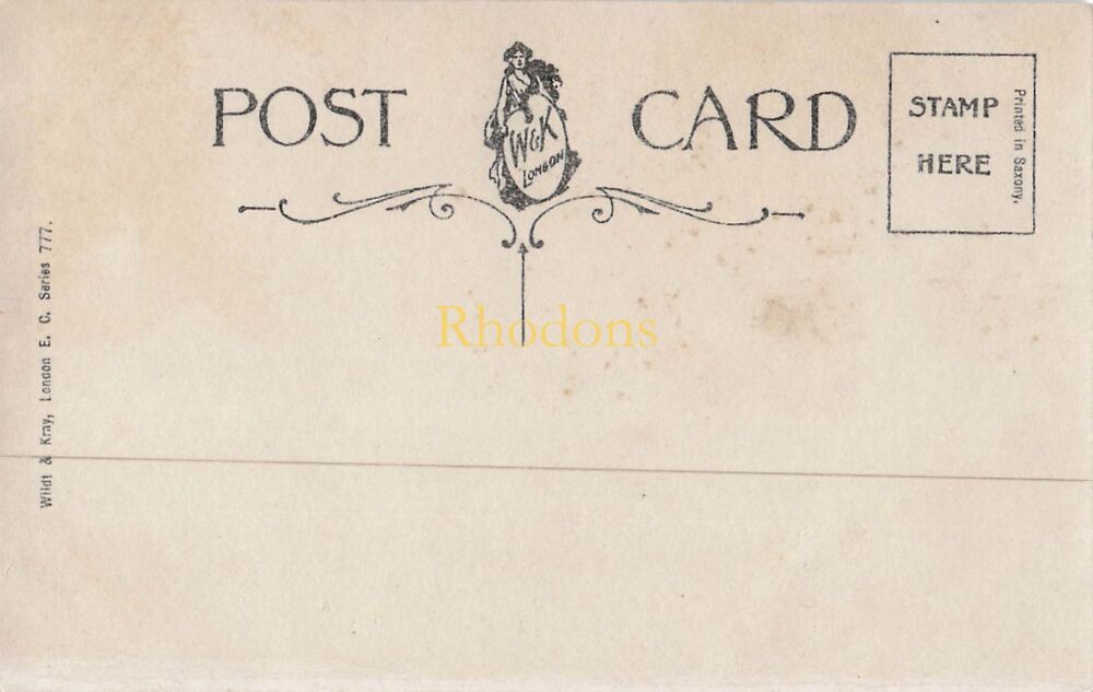 Art Postcard-Wildt & Kray London Series 777-Christ and St John, (Ary Scheffer)-Early 1900s