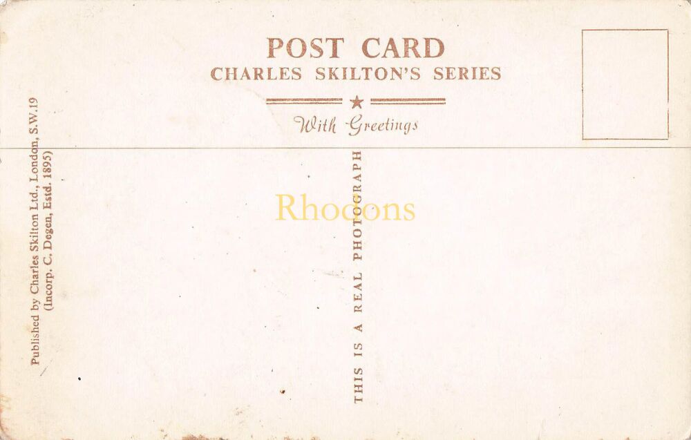 London Postcard-Nelsons Column Trafalgar Square London-Charles Skilton Ltd Photo PC