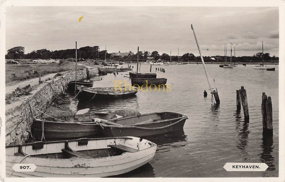 Hampshire Postcard-Keyhaven, Lymington Hants-1960s Photo RPPC By Dearden & Wade Bournemouth