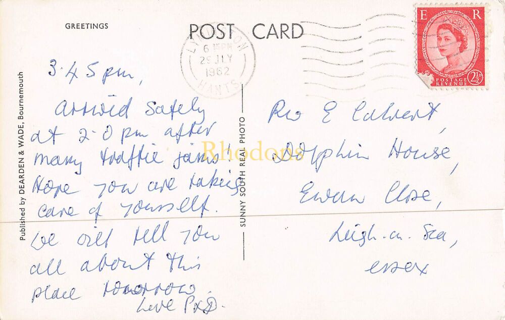 Hampshire Postcard-Keyhaven, Lymington Hants-1960s Photo RPPC By Dearden & Wade Bournemouth