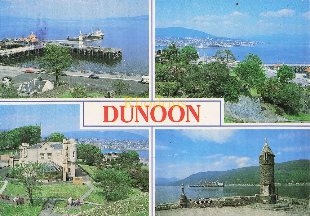 Scotland Postcard-Dunoon, Argyll & Bute-Circa 1990s Multiview Photo PC-Whitholme of Dundee