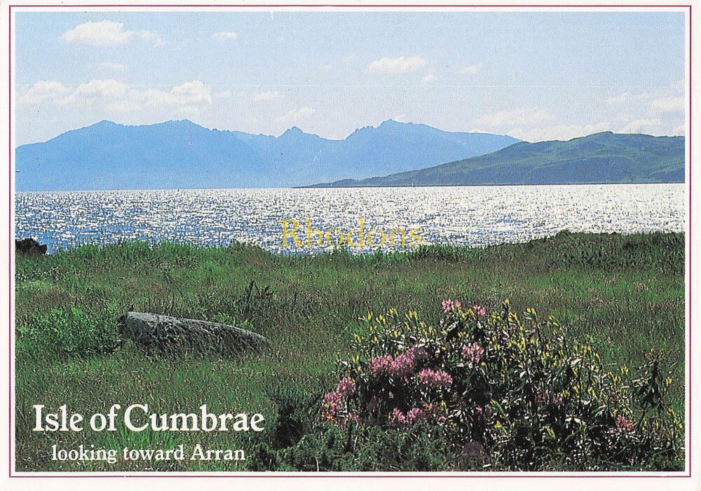 Scotland Postcard-Isle of Cumbrae Looking Toward Arran-Circa 1990s Whiteholme of Dundee Colour Photo PC