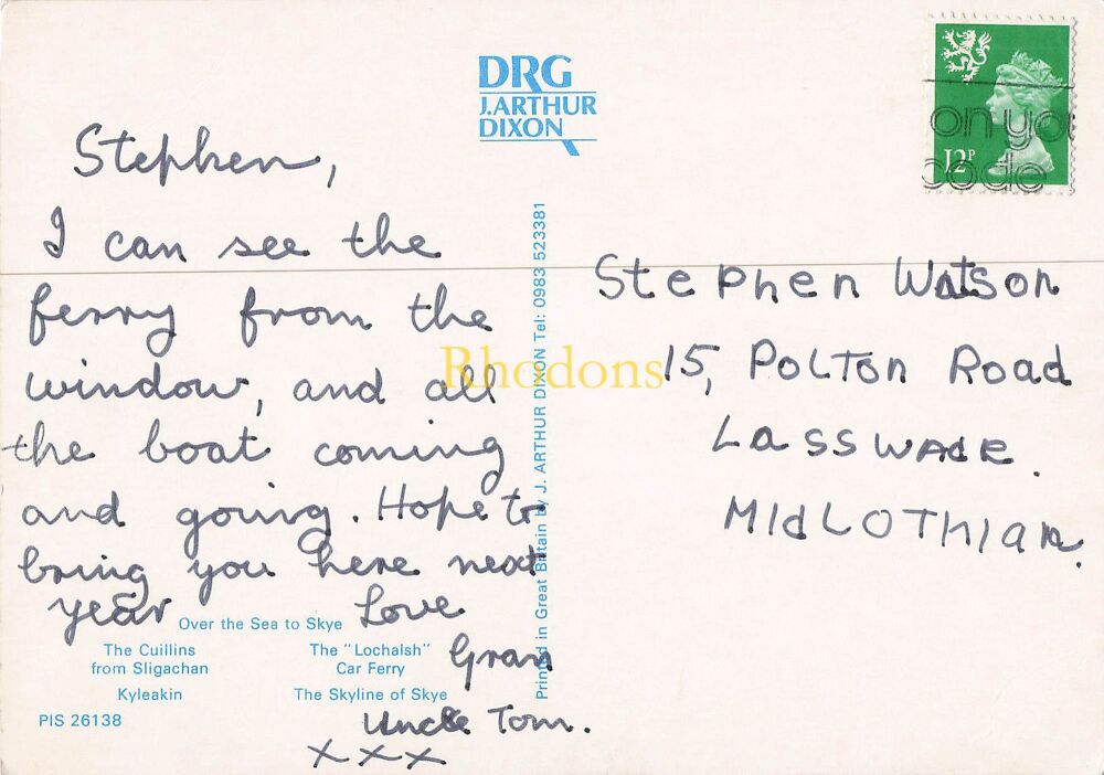 Scotland Postcard-Isle of Skye-Over The Sea To Skye -J Arthur Dixon Multiview Colour Photo PC